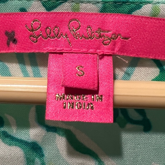 LILLY PULITZER | Keona Tunic in Resort Aqua Hopelessly Devoted Size Small - Picture 4 of 7